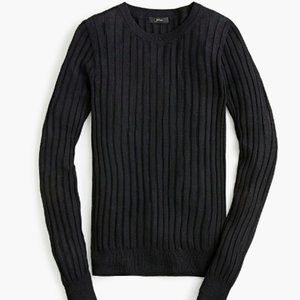 Black ribbed merino sweater (Tippi)